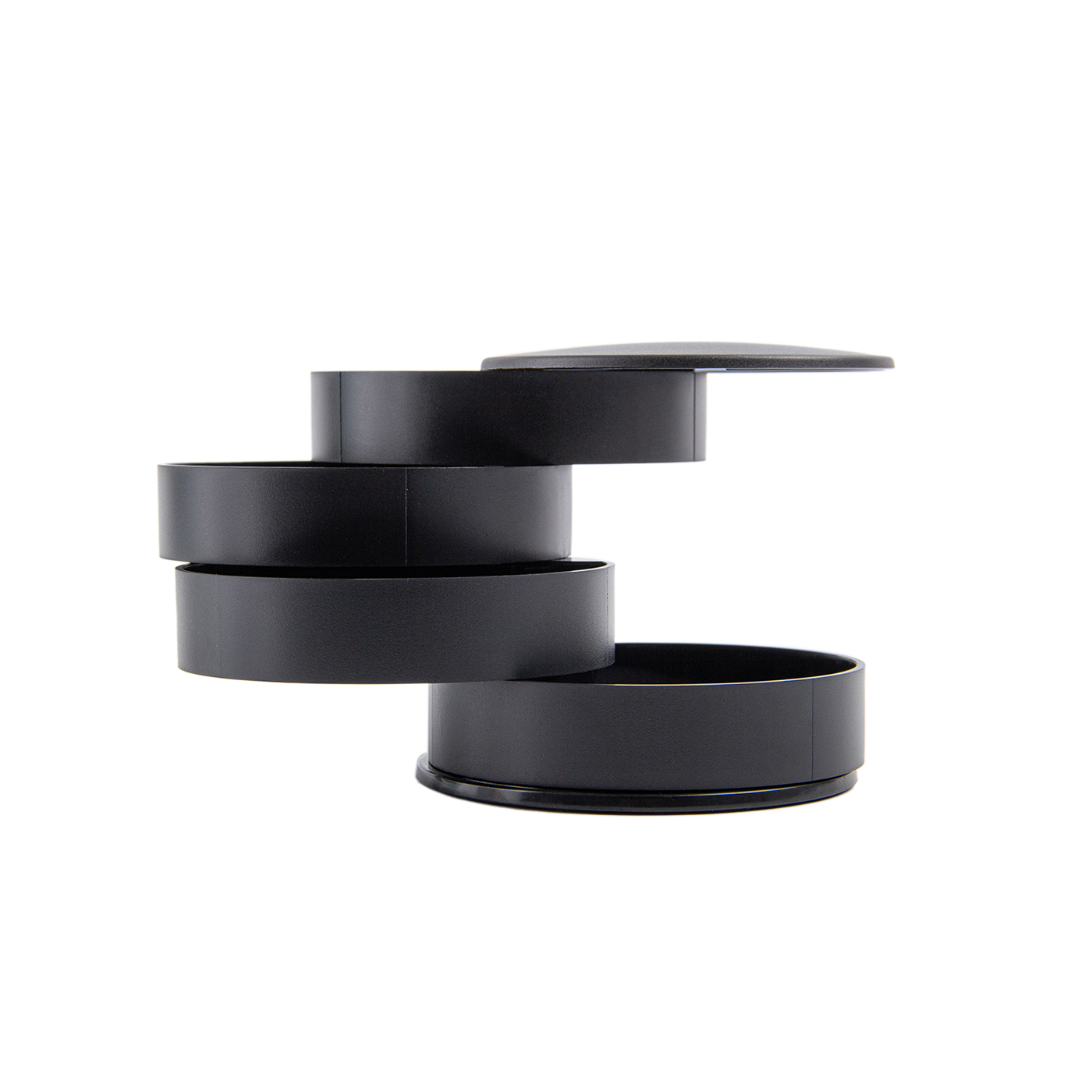 Rotating Travel Jewelry Tray Case2