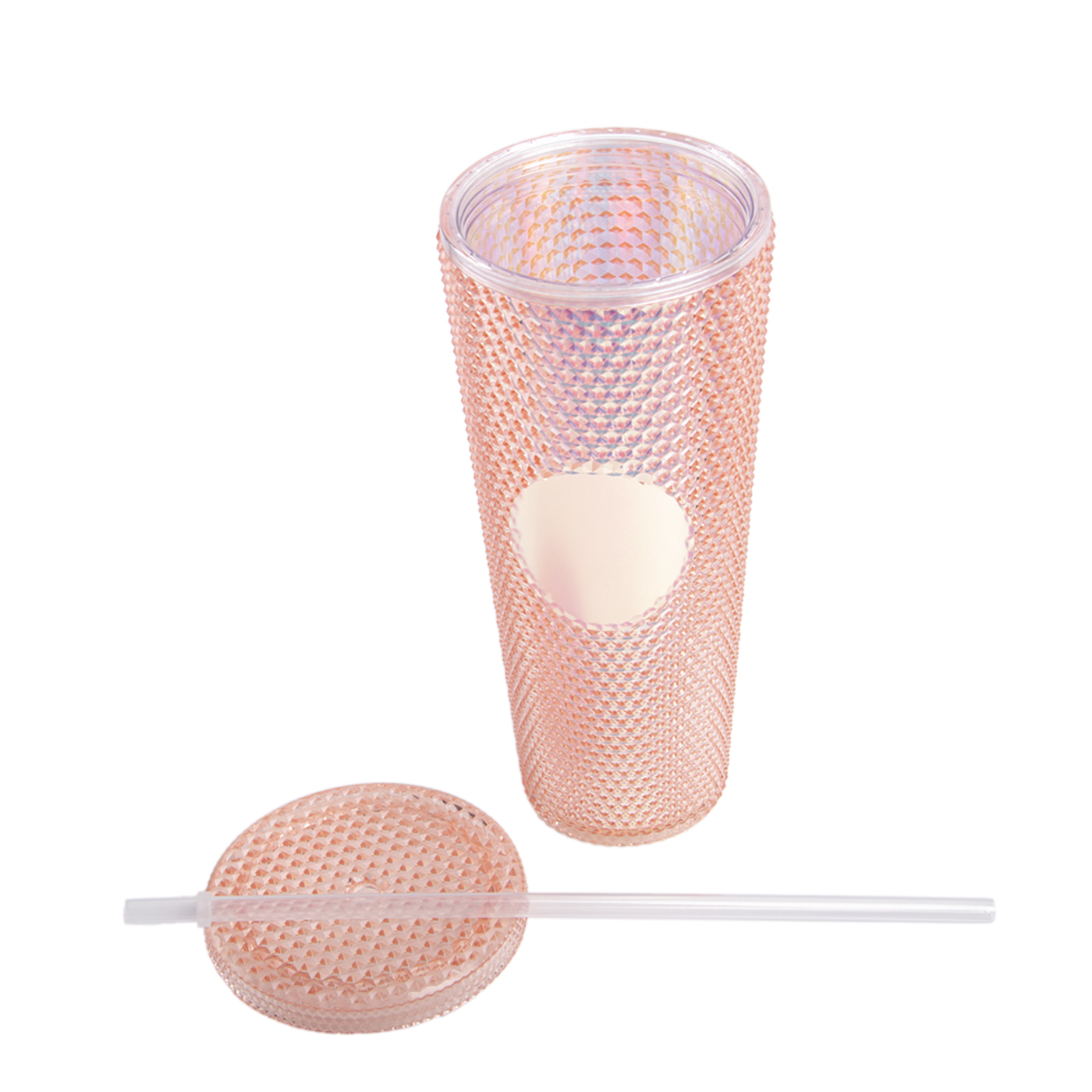 Travel Studded Tumbler With Straw1
