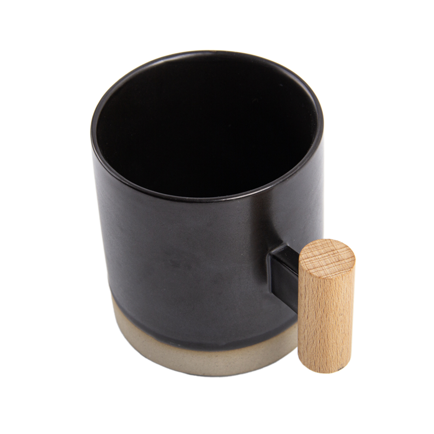 Wooden Handle Ceramic Mug2