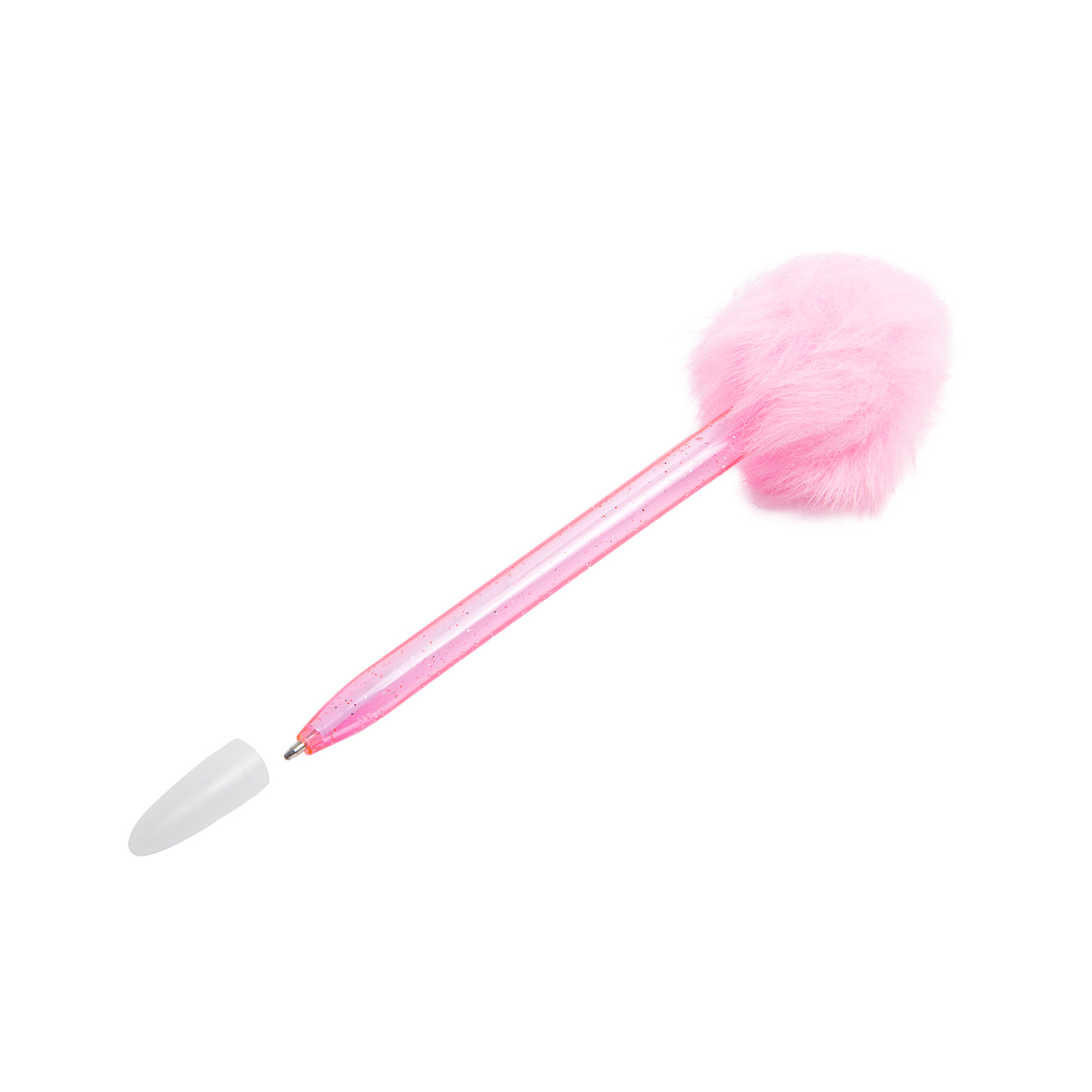 Cute Fluffy Ball Top Pen2
