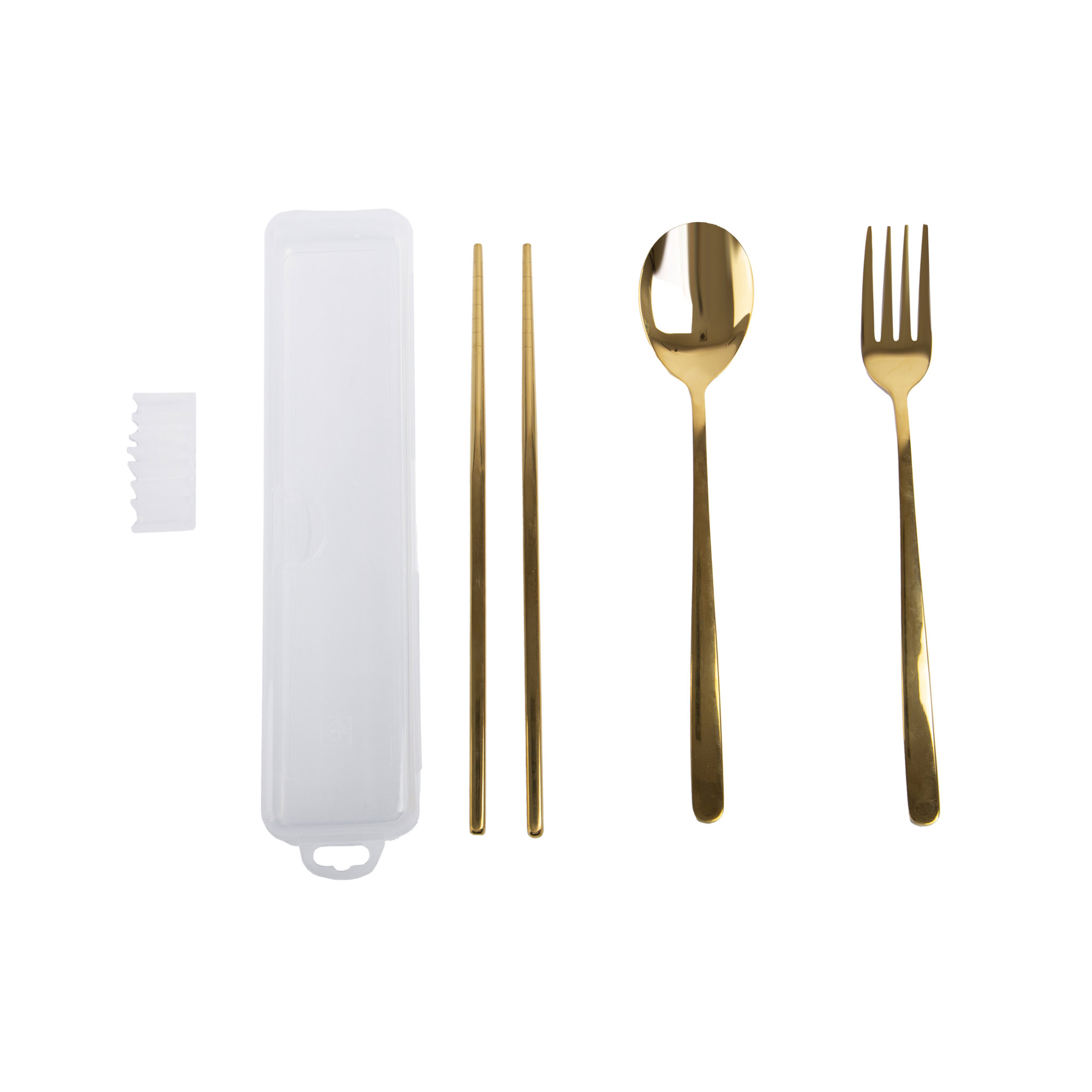 Gold Flatware Set with Box