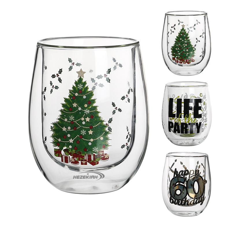 Double Wall Thermo Glass Cup