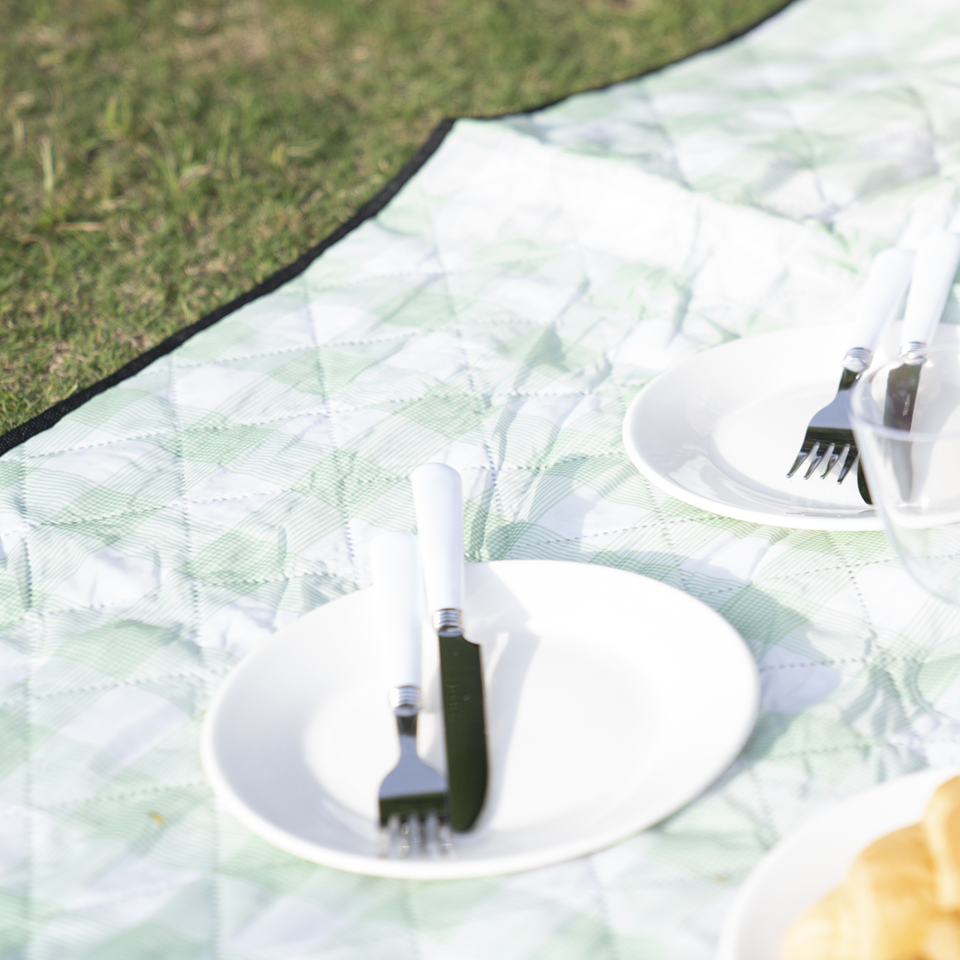 Custom Picnic Blanket With Strap2