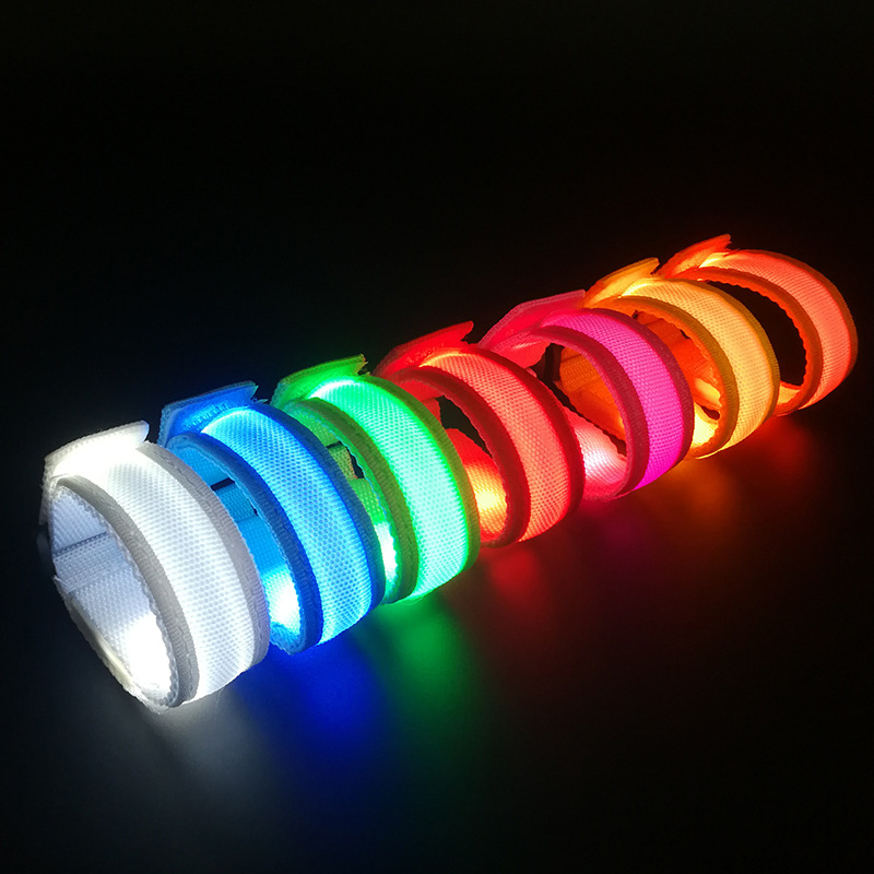 Adjustable Led Nylon Wristband