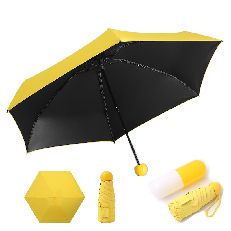 Compact Sun Protection Travel Umbrella2