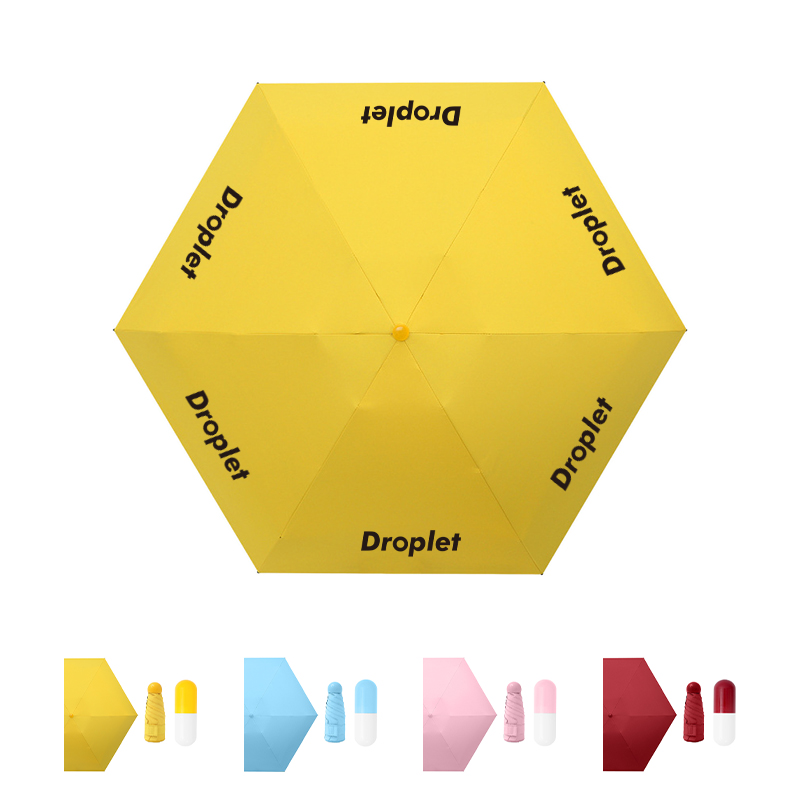 Compact Sun Protection Travel Umbrella