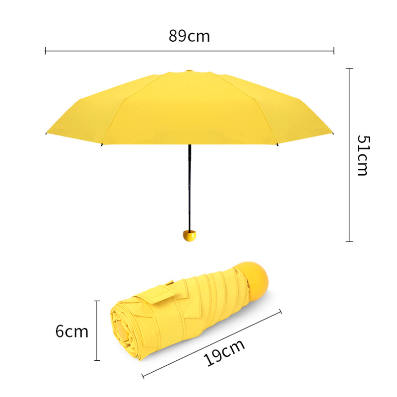 Compact Sun Protection Travel Umbrella3