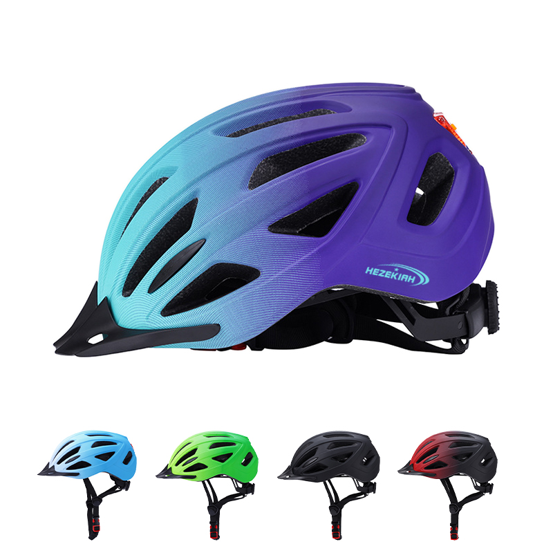 Mountain Bike Helmet With Rear Light