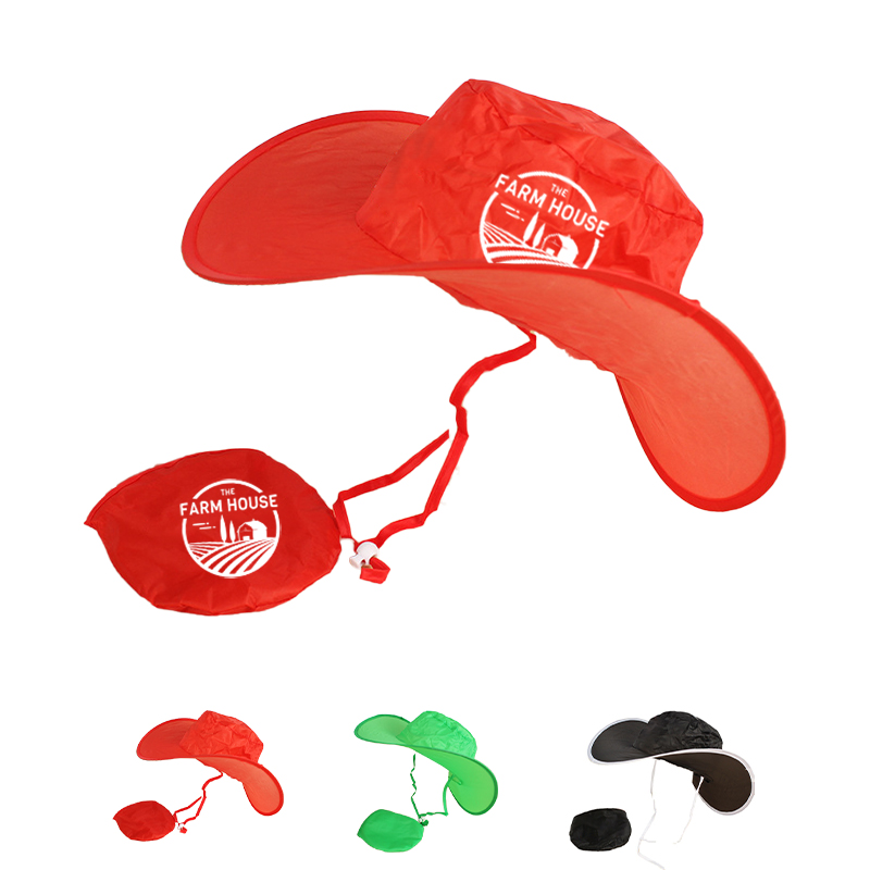 Personalized Foldable Pop Up Cowboy Hat