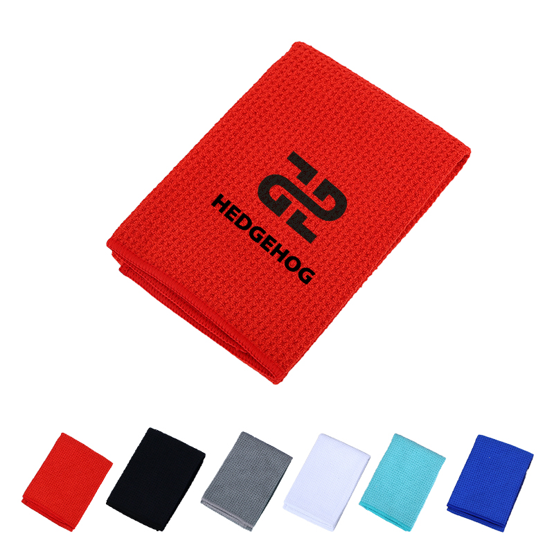 Waffle Pattern Golf Towel1