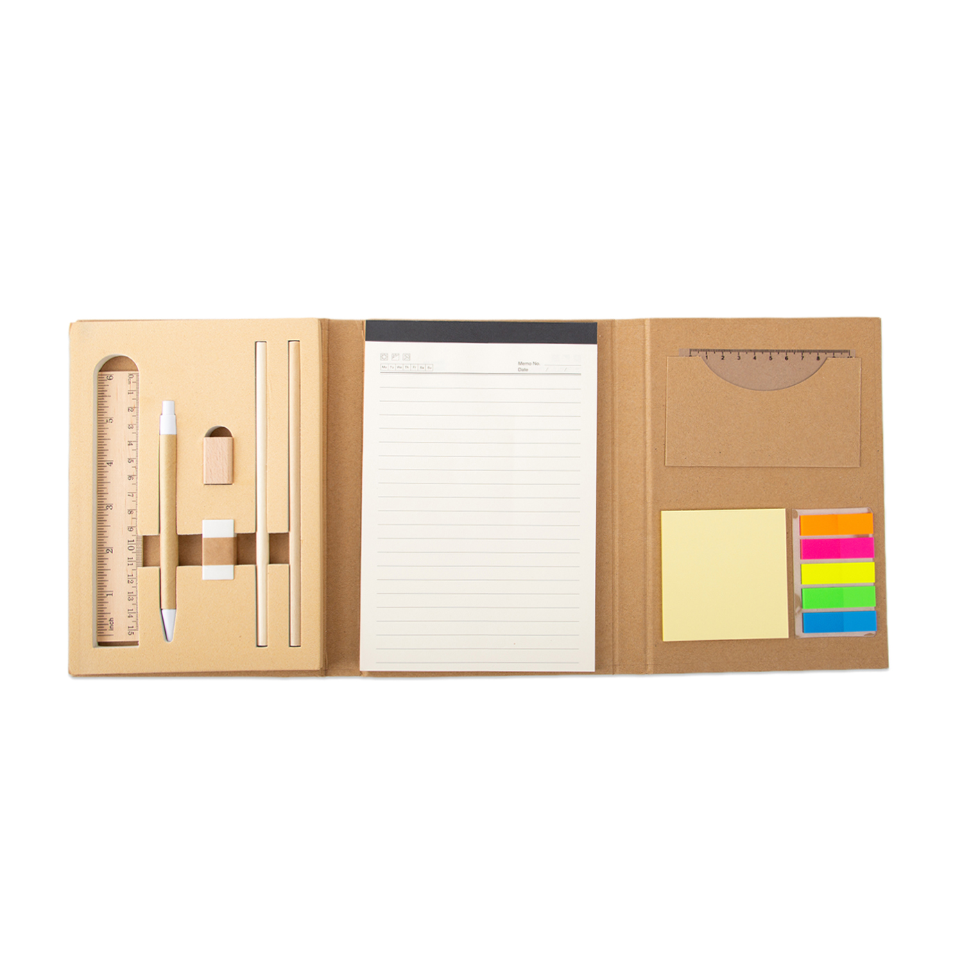 Custom Tri Fold Note Memo Pad With Pen