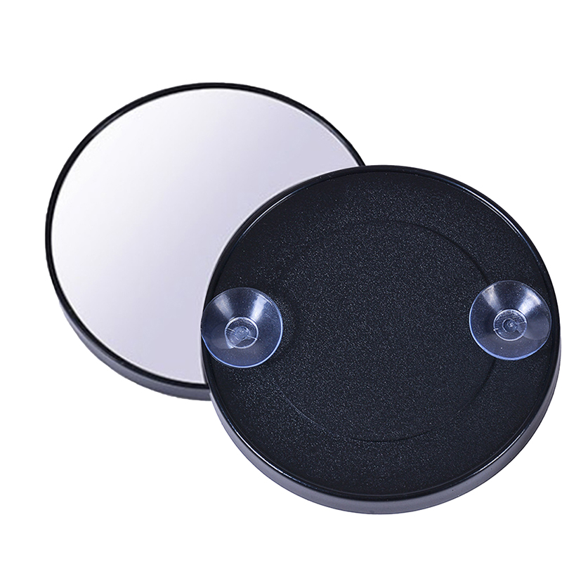 Compact Bathroom Mirror With Suction Cups 