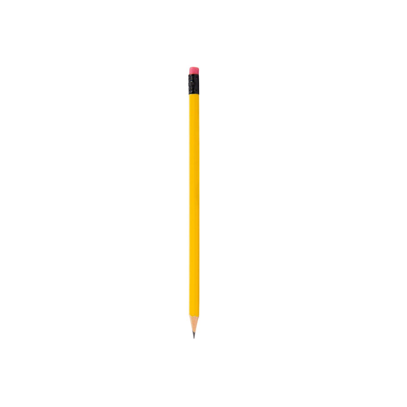 Custom Yellow Wooden Pencils With Sharpener2