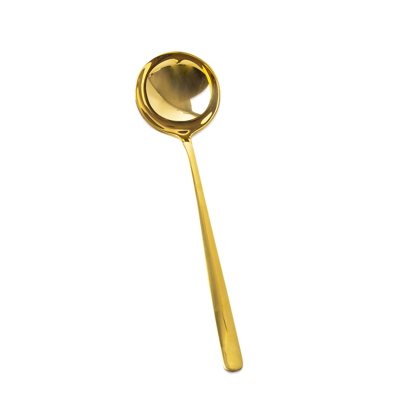 Durable Golden Round Spoon2