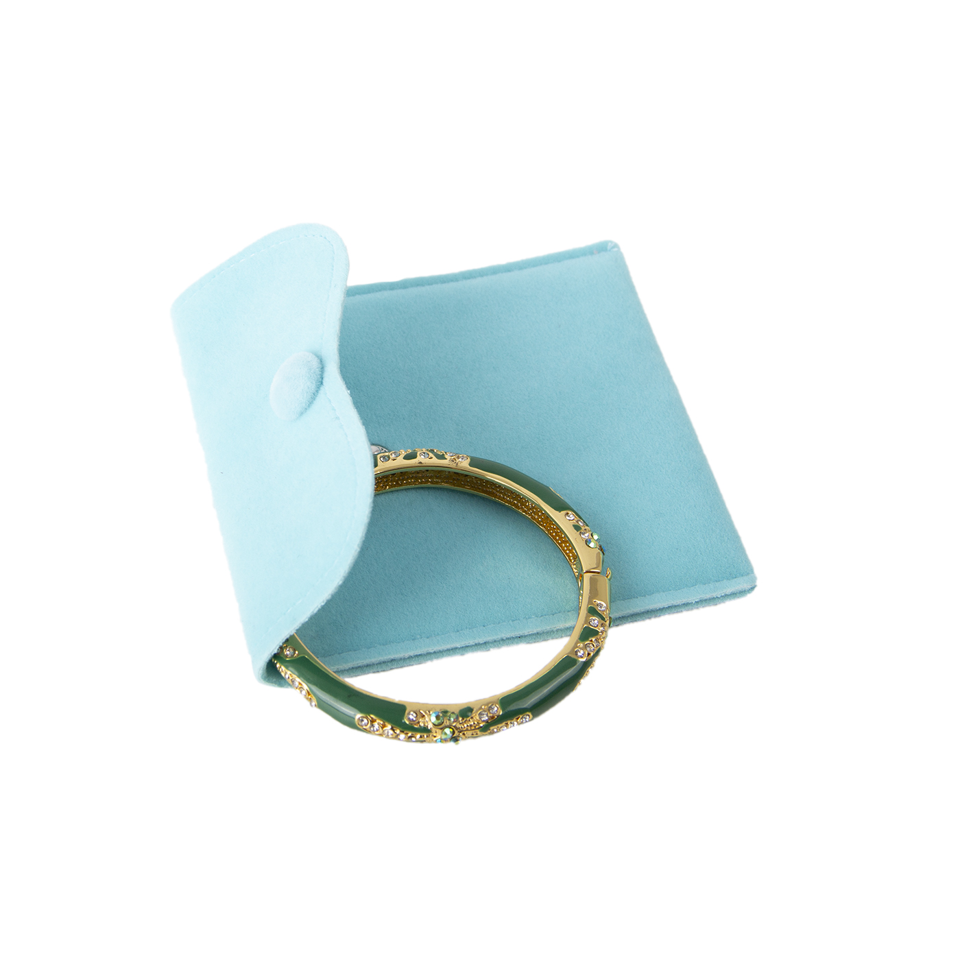 Travel Snap Button Jewelry Organizer Pouch2