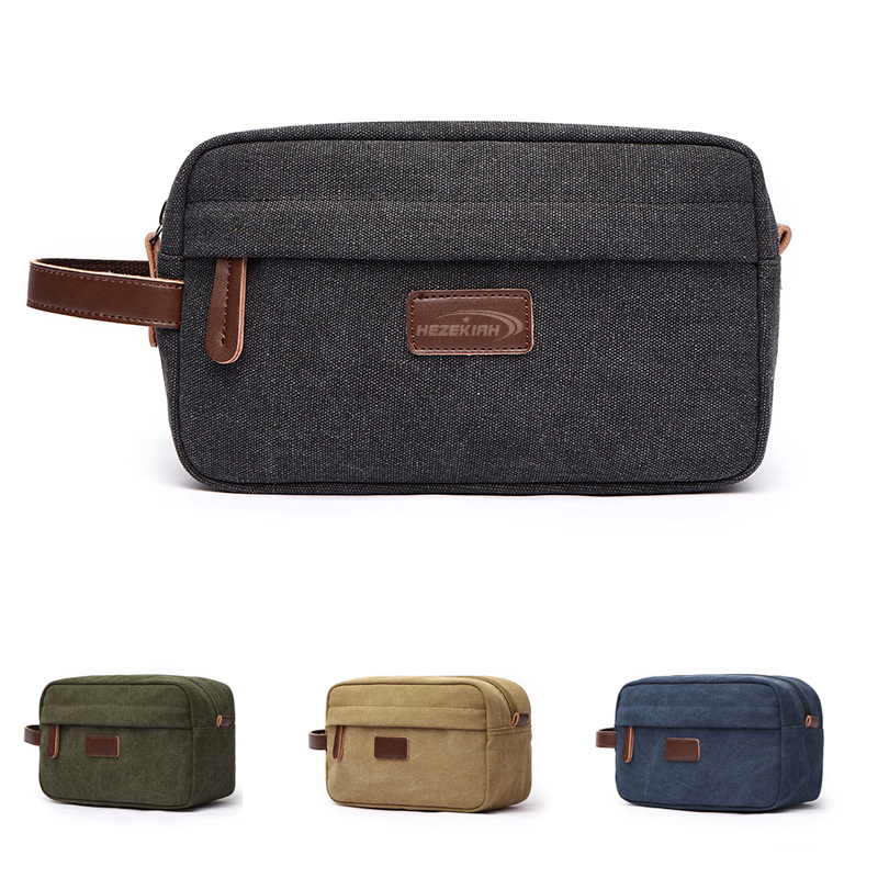 Canvas Travel Toiletry Bag