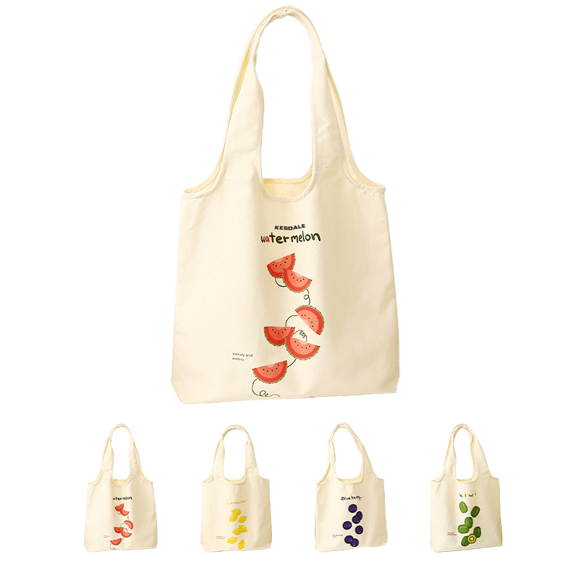 Washable Canvas Grocery Shopping Bag