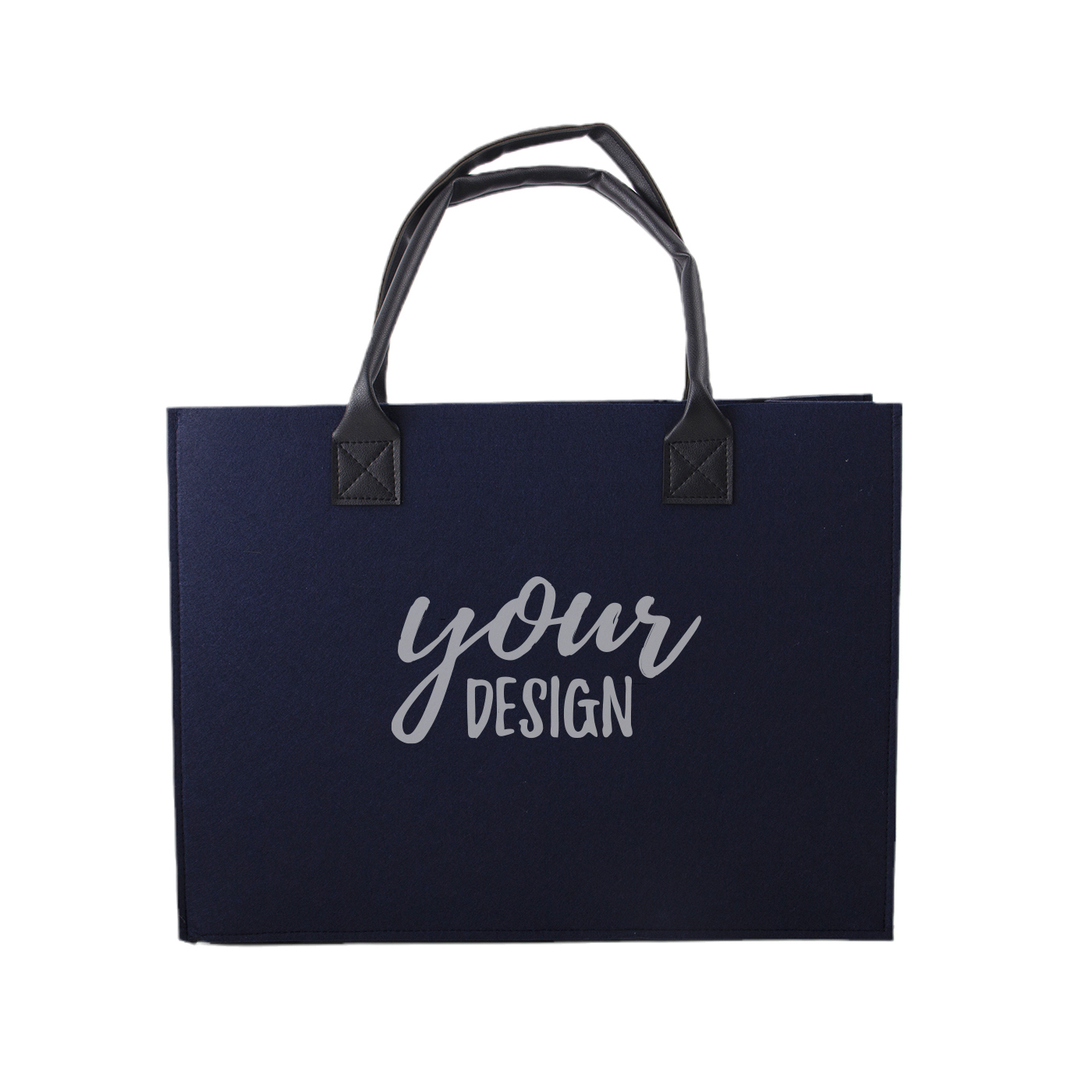Personalized Large Capacity Felt Tote Bag2