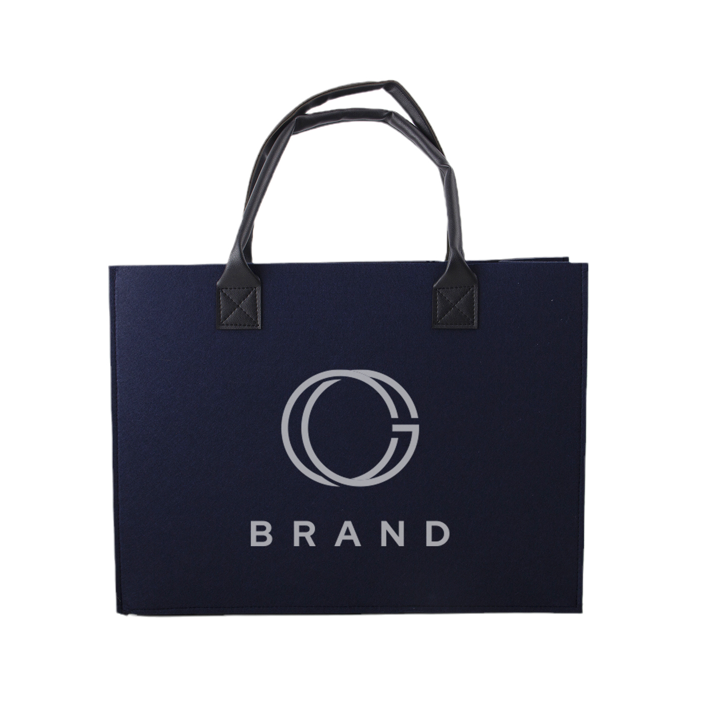 Personalized Large Capacity Felt Tote Bag